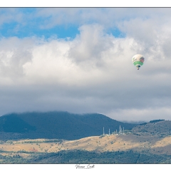 Una mongolfiera...